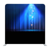 Blue Curtains On Theater With Spotlight Backdrop Media Wall
