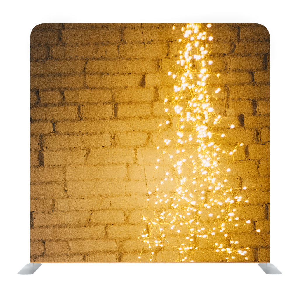 Brick wall with light decorated Media wall - Backdropsource