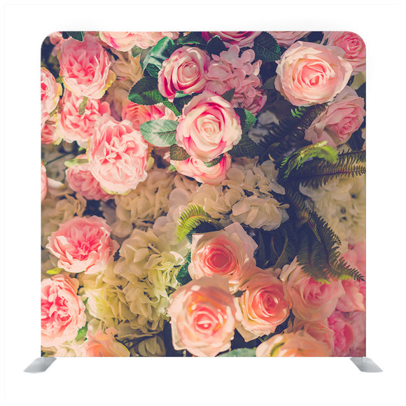Bunch Of Pink Rose Backdrop - Backdropsource