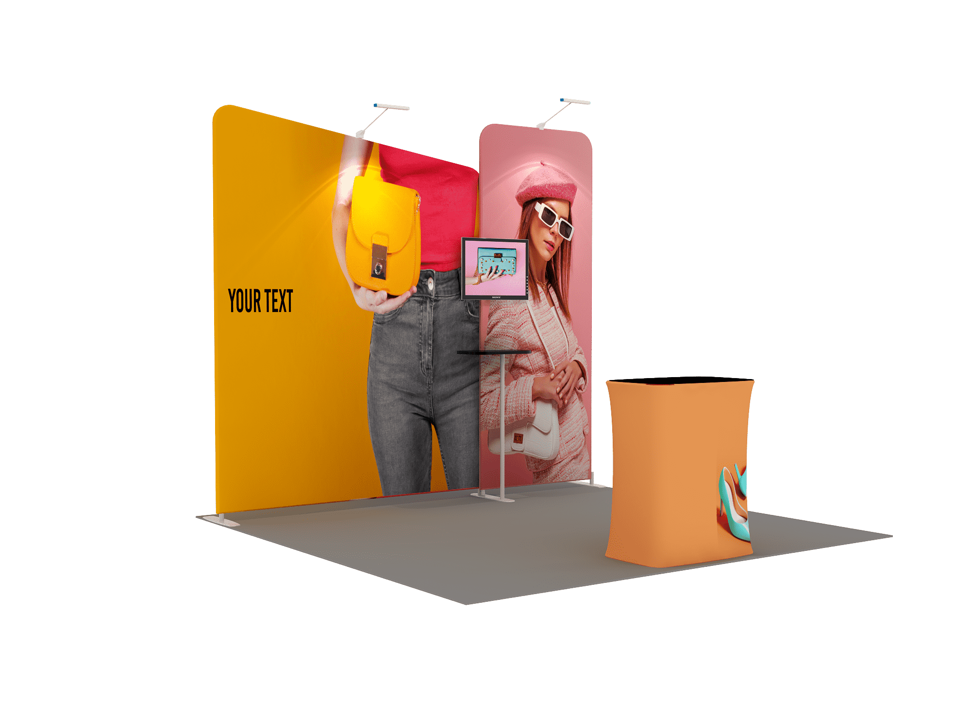 Display Exibitions 10x10 Portable Exhibit Display – Model 7 | Trade Show USA – Backdropsource