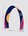 C Shape Tension Fabric Arch - 10ft - Backdropsource
