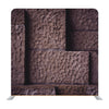 Chiseled Brown Wall Blocks Background Media Wall - Backdropsource