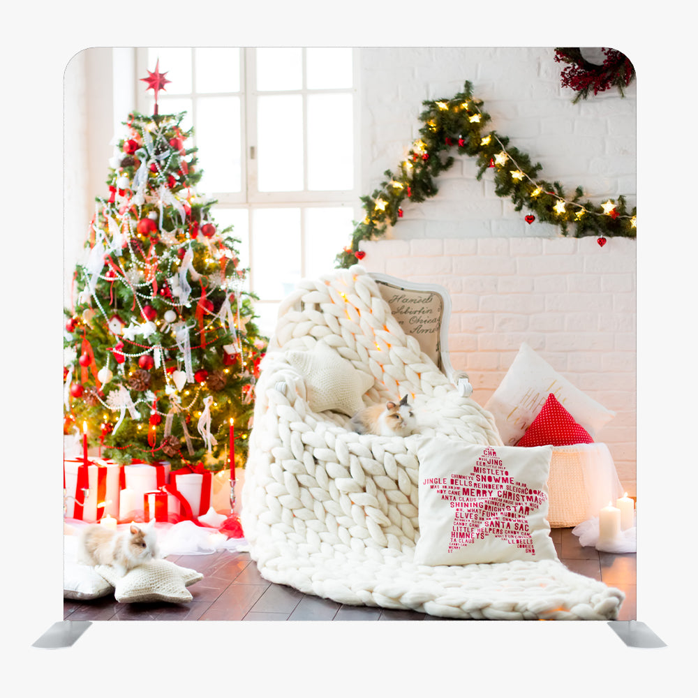 Christmas STRAIGHT TENSION FABRIC MEDIA WALL - 101 - Backdropsource