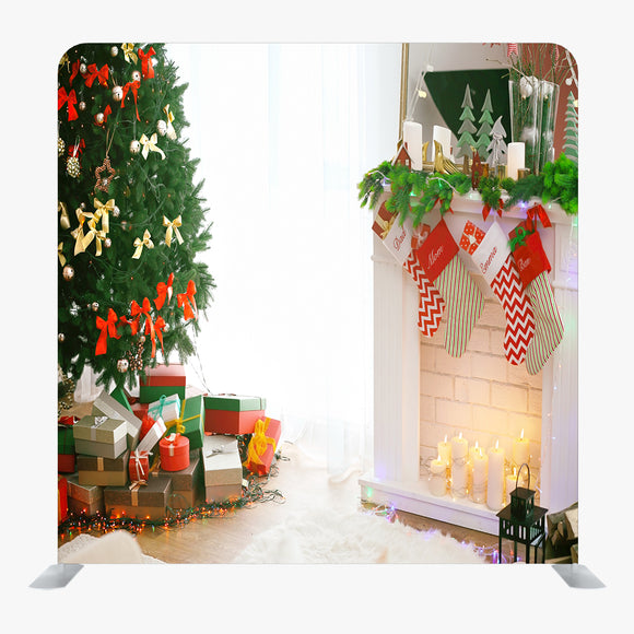 Christmas STRAIGHT TENSION FABRIC MEDIA WALL - 124 - Backdropsource