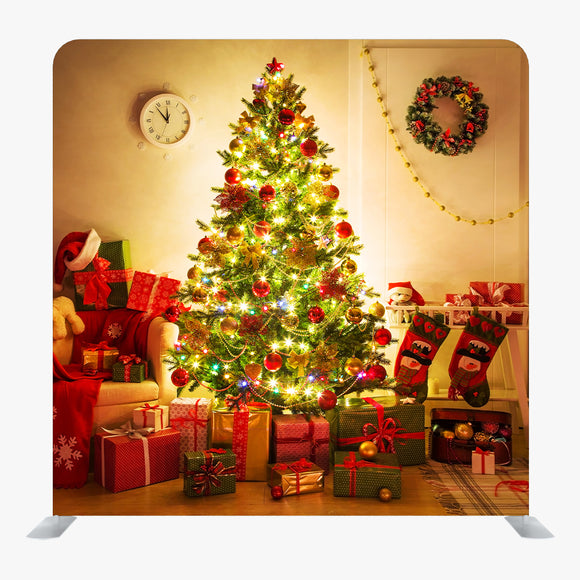 Christmas STRAIGHT TENSION FABRIC MEDIA WALL - 4 - Backdropsource
