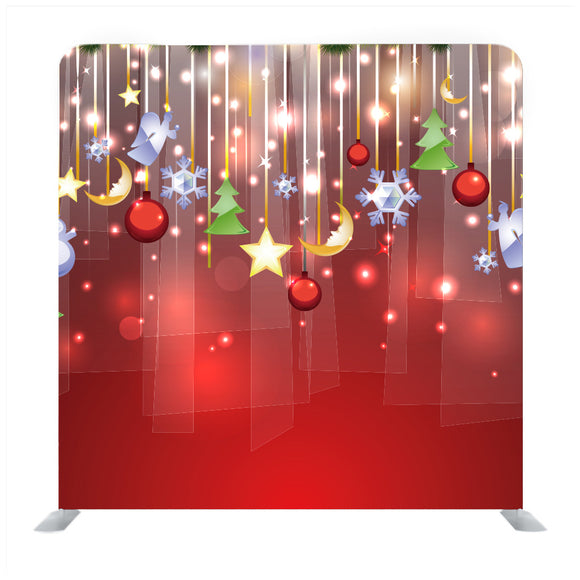 Christmas Decor Media Wall - Backdropsource