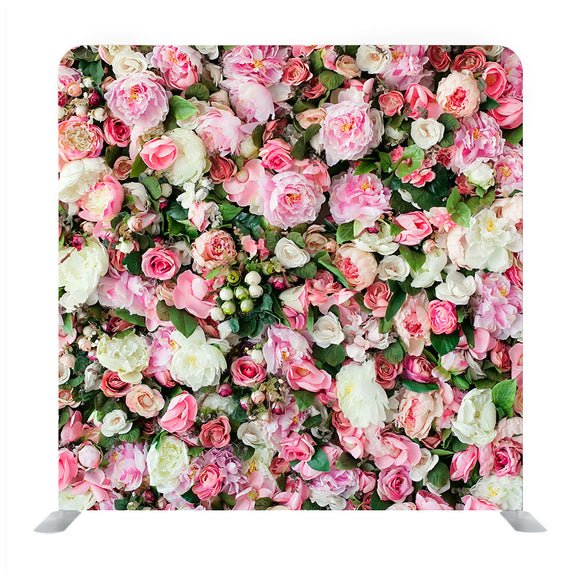 Closeup Image Of Beautiful Flowers Wall Background Media Wall - Backdropsource