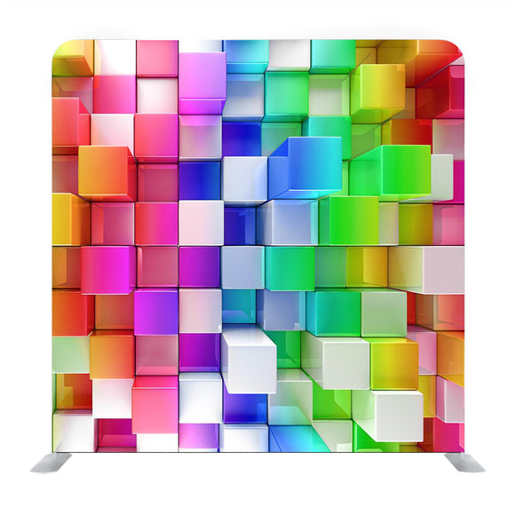 Colorful Blocks Abstract Media Wall - Backdropsource