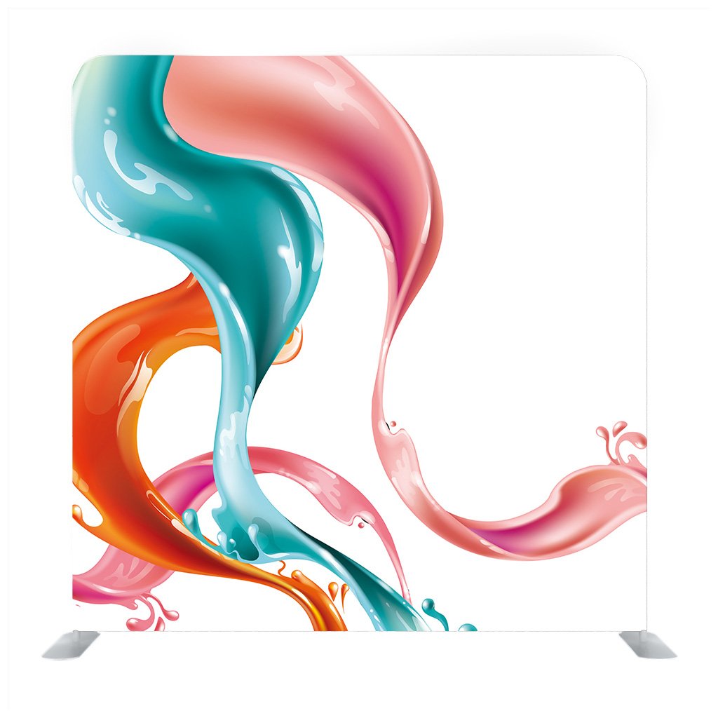 Colorful Liquid Shapes with Flow Effect Backdrop - Backdropsource