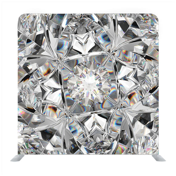 Colorful Crystal Diamond Closeup Pattern Media Wall - Backdropsource