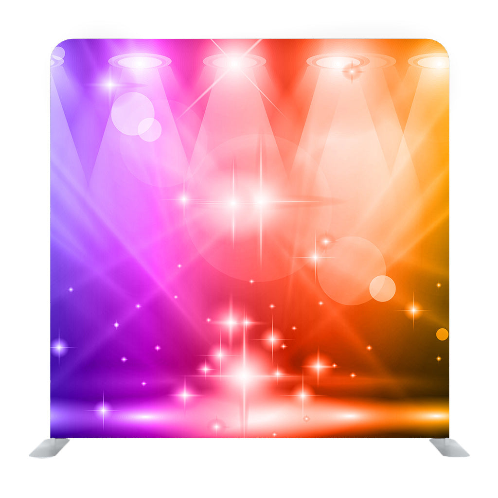 Colorful Sparkling Spotlights Vector Background Media Wall - Backdropsource