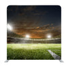 Evening Stadium Arena Soccer Field Background Media Wall - Backdropsource
