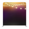 Festive Background with Garlands At The Upper Side, Strings With Glowing Lights Media Wall - Backdropsource
