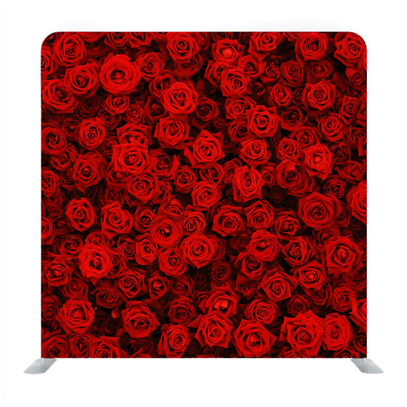 Flowers Wall Natural Red Roses Background Media Wall - Backdropsource