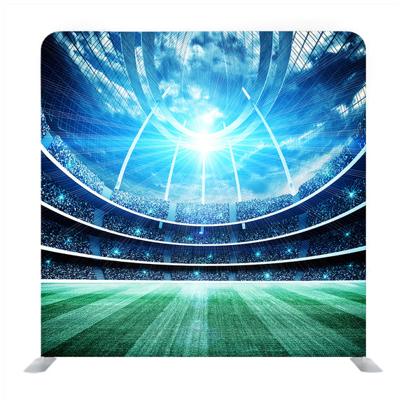 Football and field abstract background Media wall - Backdropsource