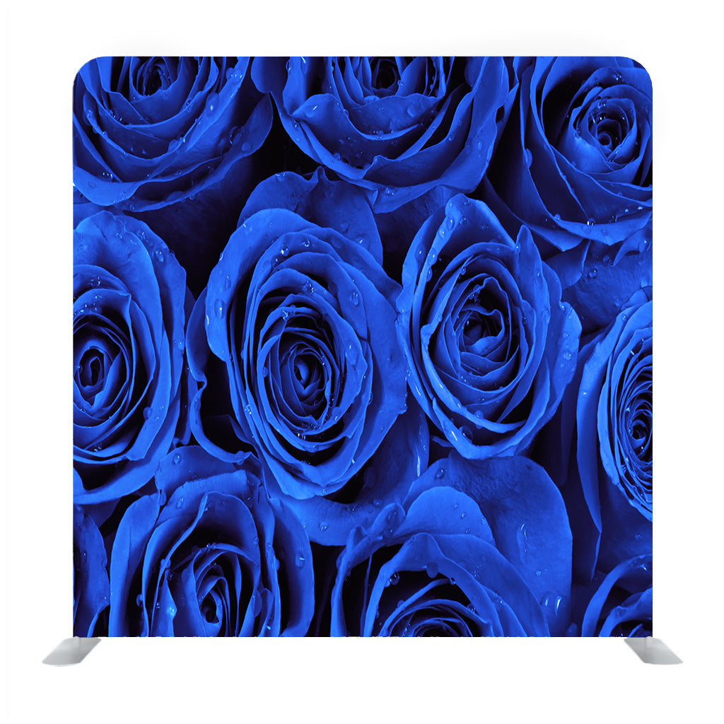 Fresh Blue Roses Background Media Wall - Backdropsource
