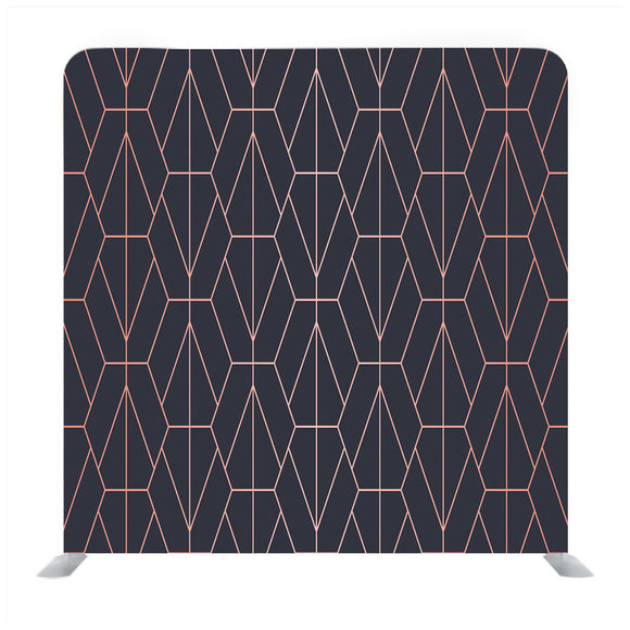 Geometric Copper Pattern Media Wall - Backdropsource