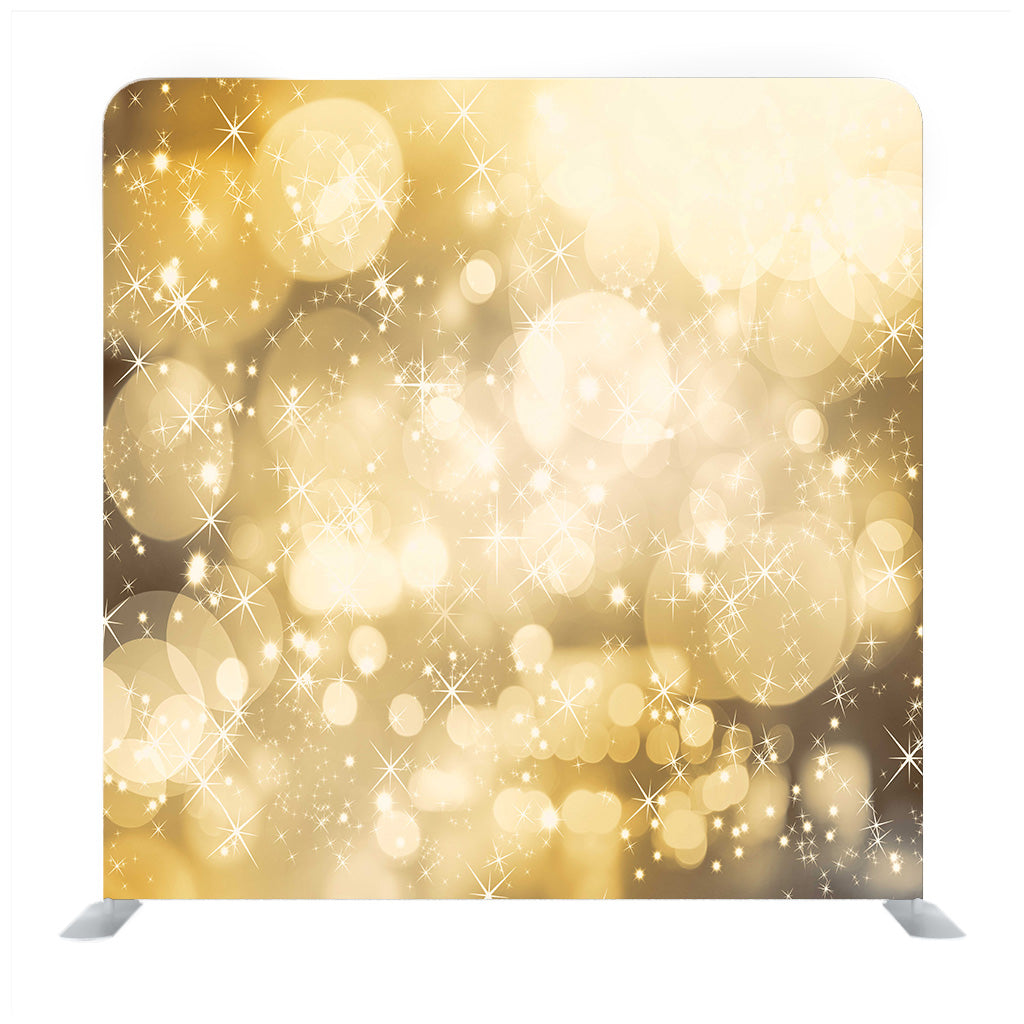 Gold Star and Bubbles Media Wall - Backdropsource