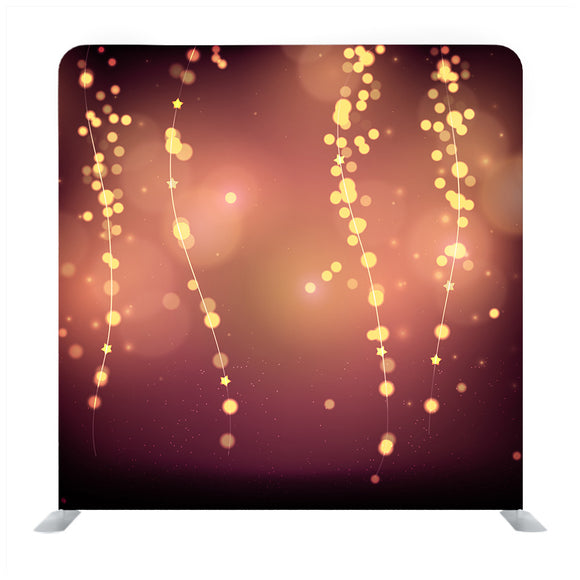 Golden String Light Backdrop - Backdropsource