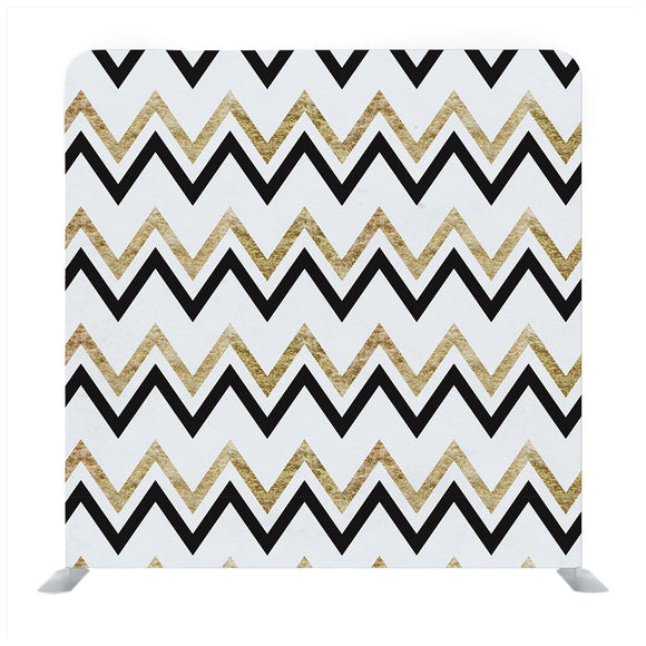 Golden and black zig zag striped Backdrop - Backdropsource