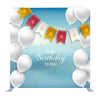 Happy Birthday Background With Balloons Media Wall