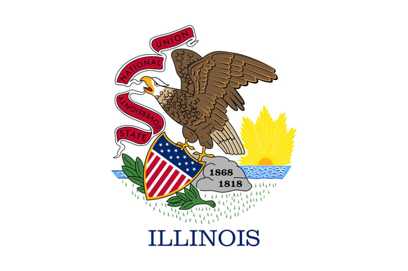 Illinois State Flag - Backdropsource
