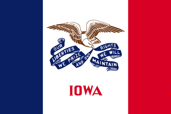 Iowa State Flag - Backdropsource