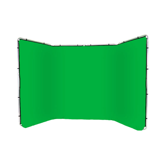 4m Wide Green Panoramic Background