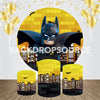 Batman Themed Event Party Round Backdrop Kit - Backdropsource