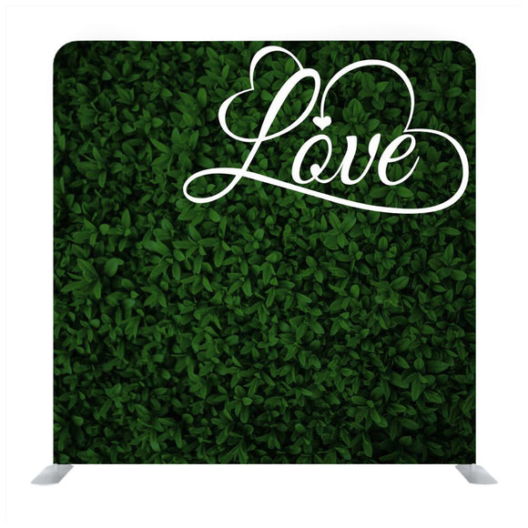 Love on Green Grass Wallpaper Media Wall - Backdropsource