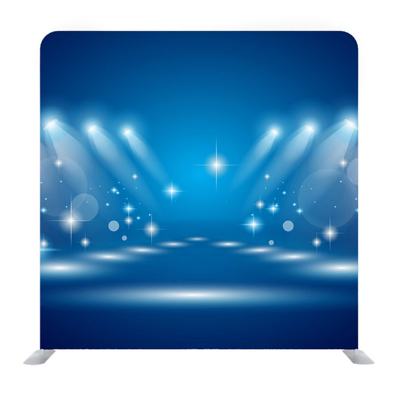 Magic Spotlights With Blue Rays And Glowing Effect Background Media Wall - Backdropsource