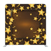 Merry Christmas Holiday Background With Golden Stars Media Wall (2) - Backdropsource