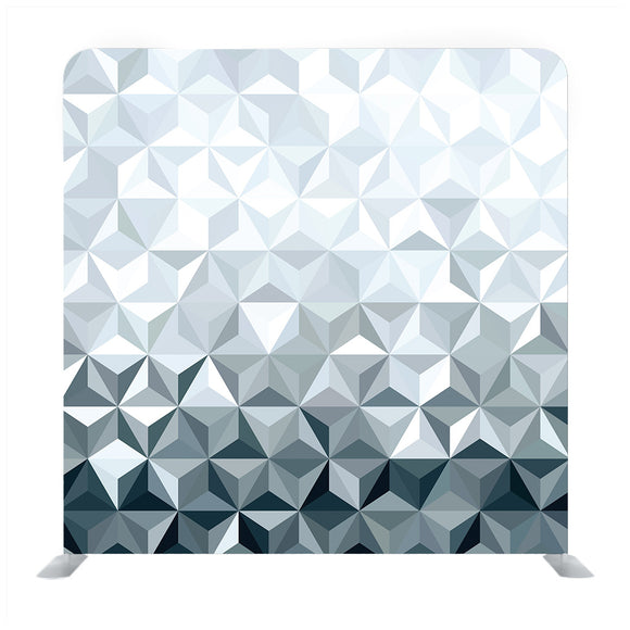 Metal Silver 3d Geometry Low Poly Pattern Backdrop - Backdropsource