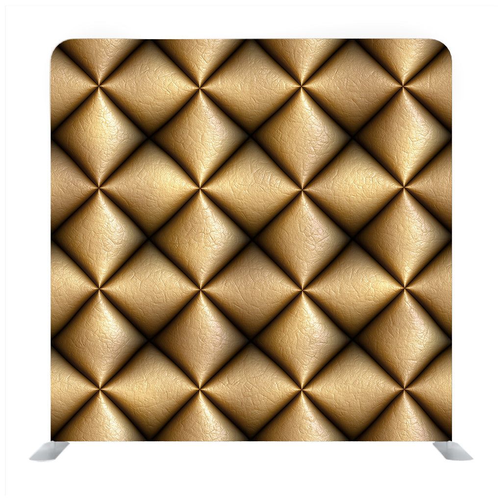 Metal Gold Texture. Golden Abstract Background With Square Details Backdrop