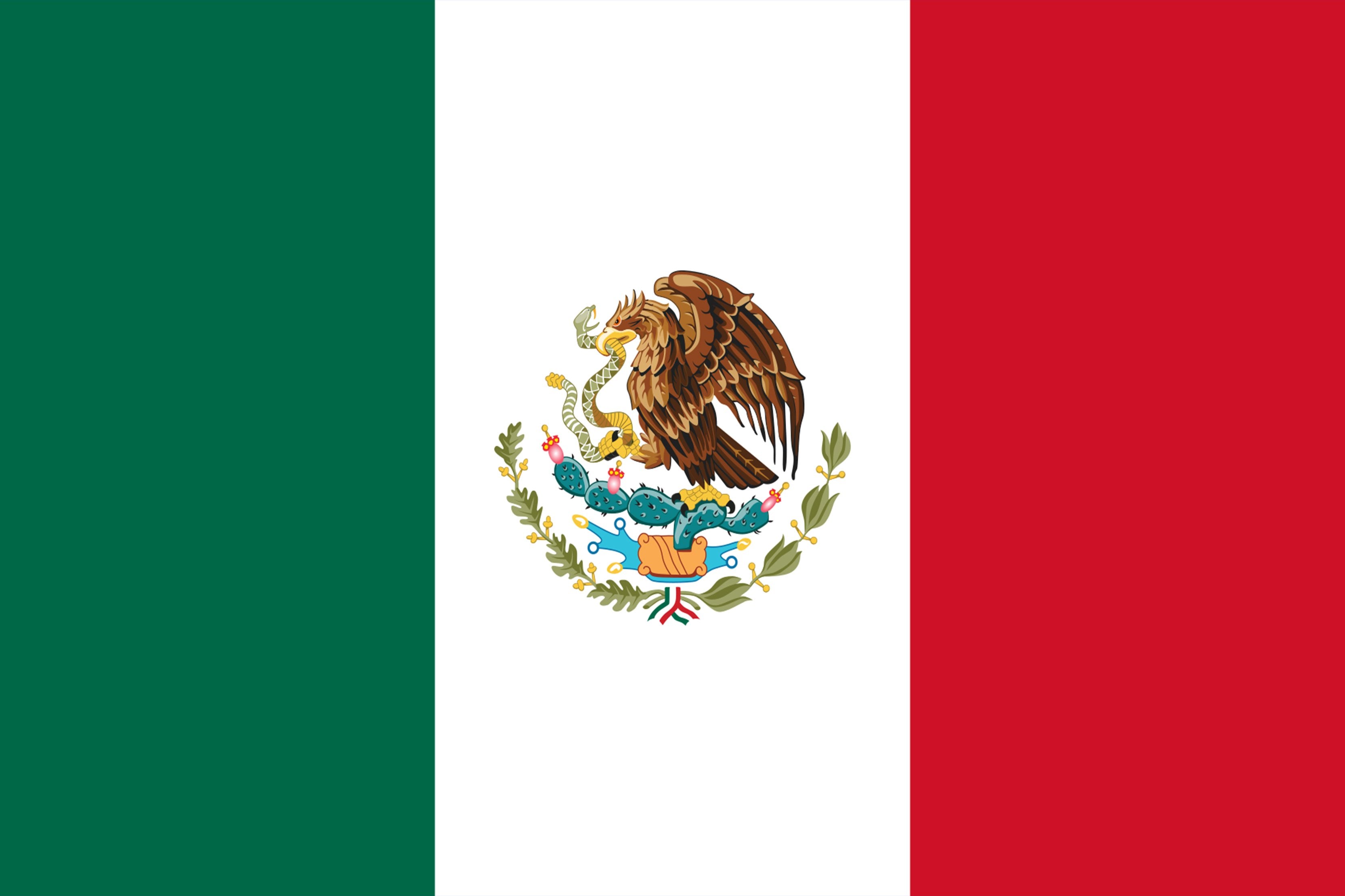 Mexico Country Flag - Backdropsource