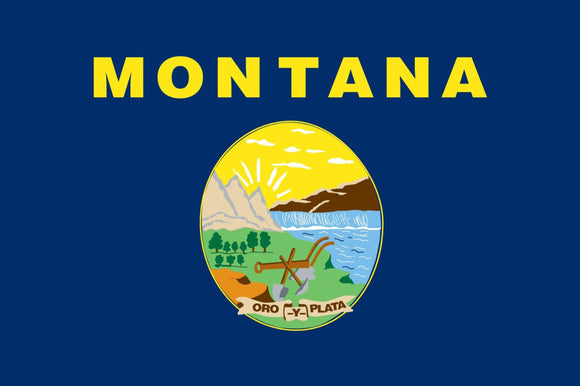 Montana State Flag - Backdropsource