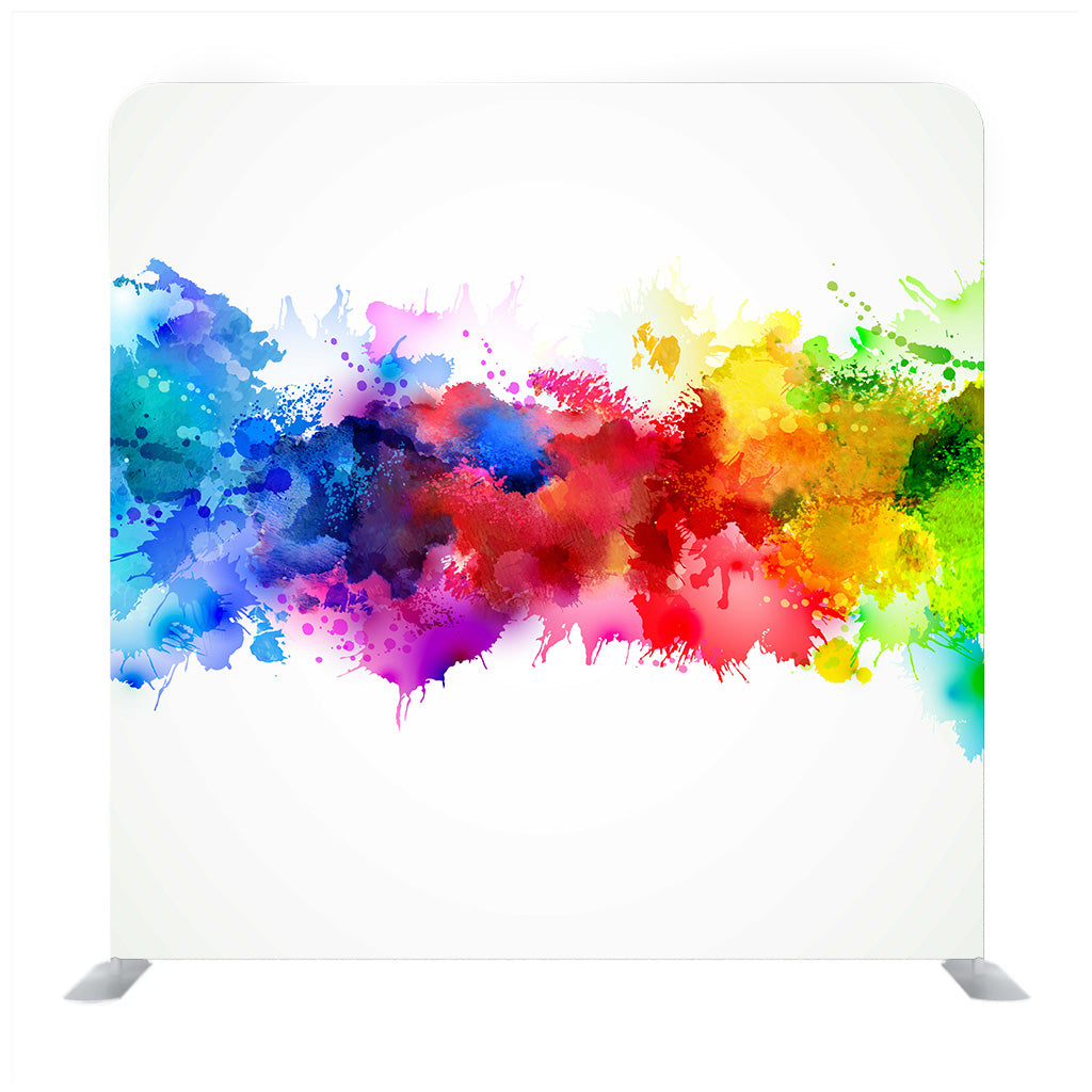 Multi Color Splash Background Media Wall - Backdropsource