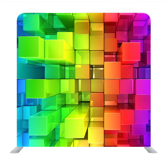 Multicolor 3D Box  Media Wall - Backdropsource