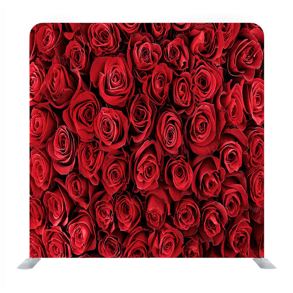 Natural Red Roses Background Media Wall - Backdropsource