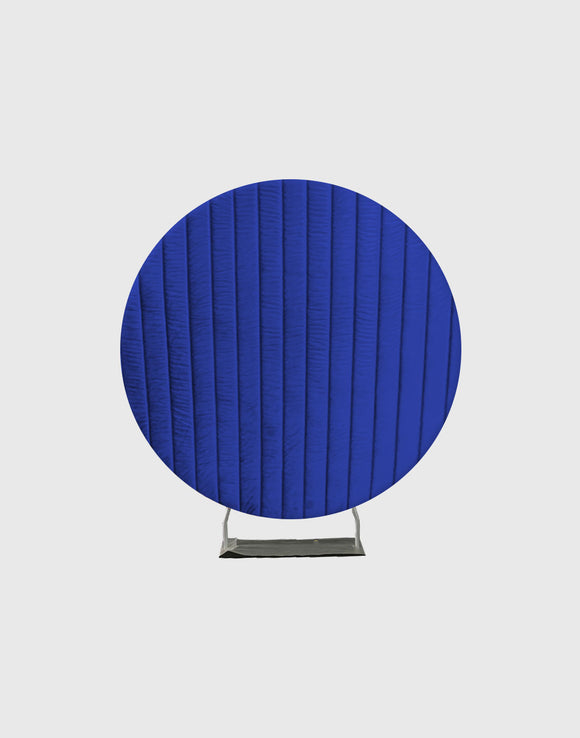 Navy Blue Velvet on Round Frame Stand for Parties/ Events/ Weddings