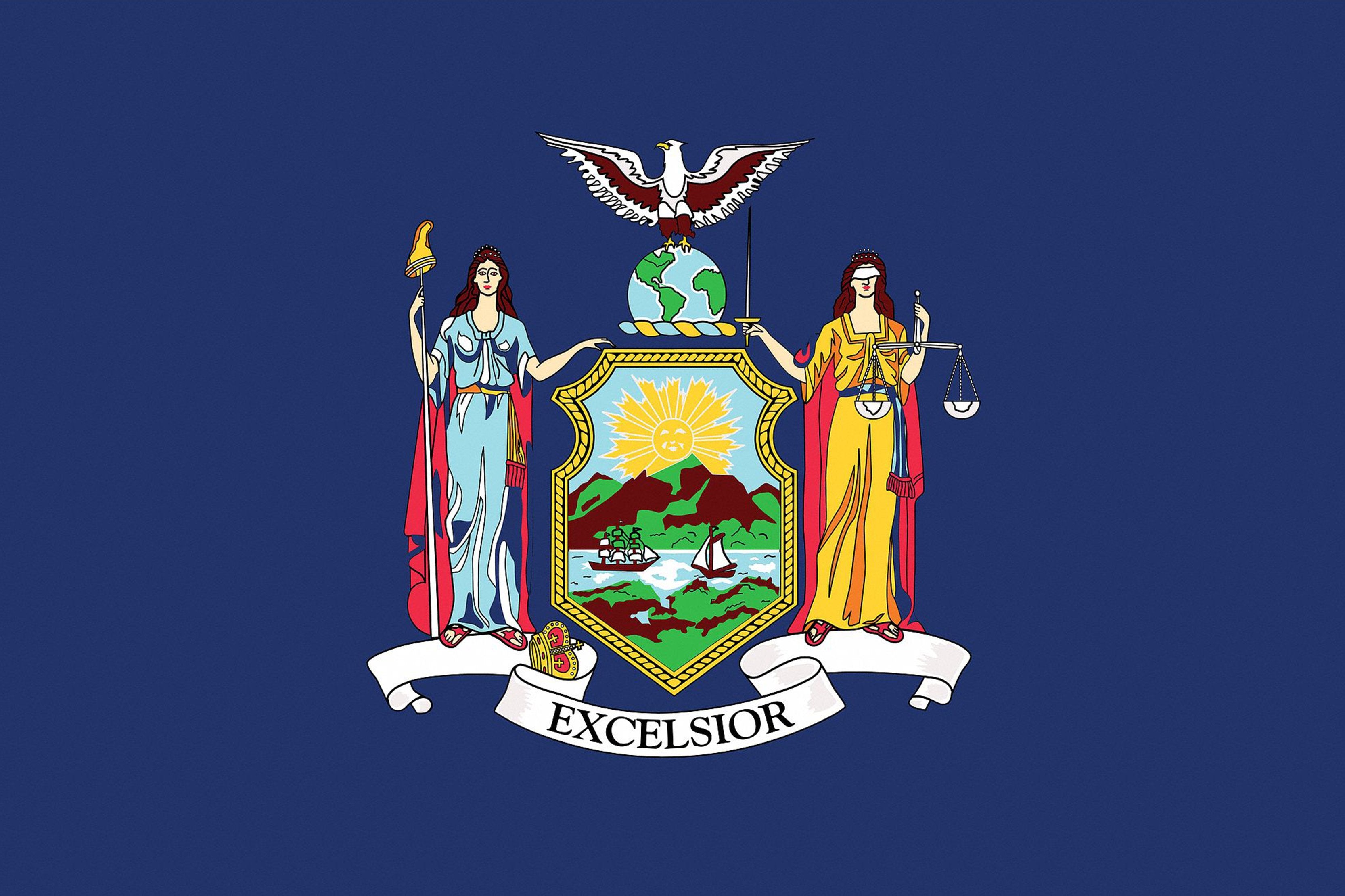 New York State Flag - Backdropsource