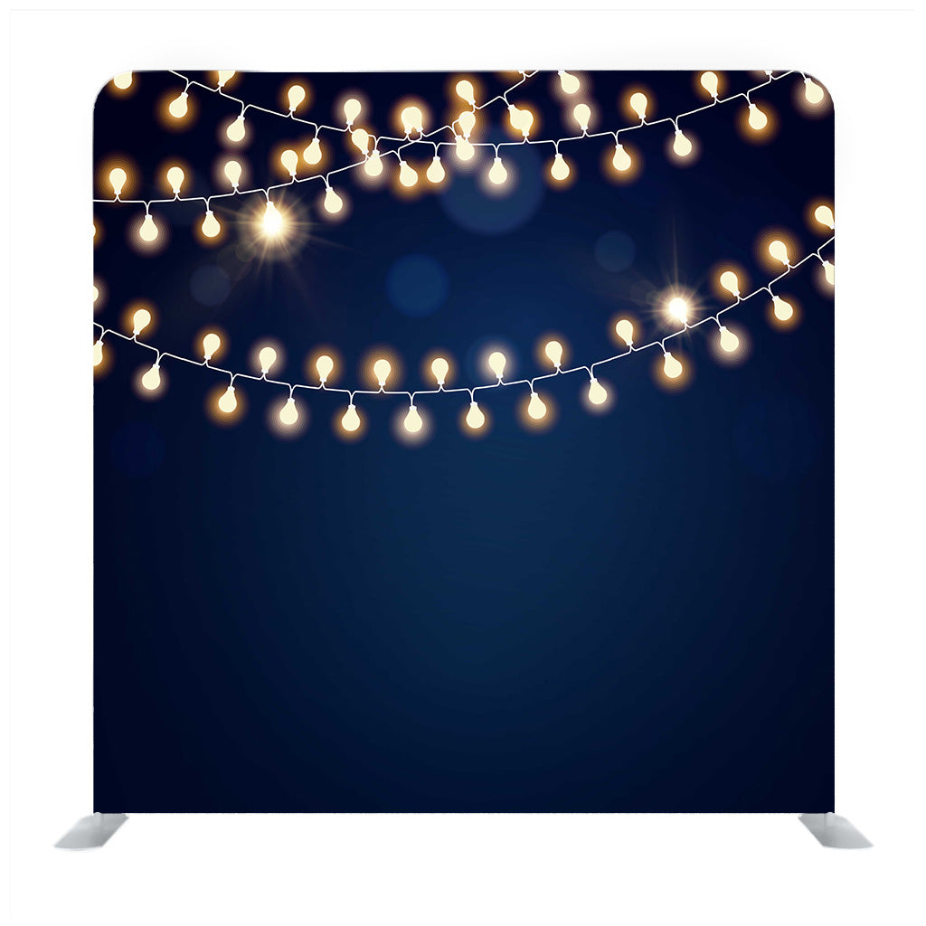 Night Sky String Lights Straight Tension Fabric Backdrop – Backdropsource
