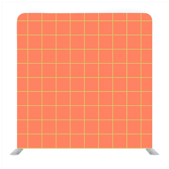 Orange colour graphic Media wall - Backdropsource