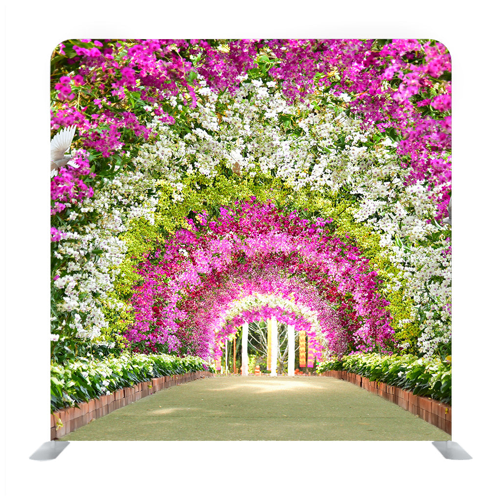 Orchid Tunnel Background Media Wall - Backdropsource