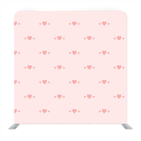 Pattern of Pink Hearts Media wall - Backdropsource