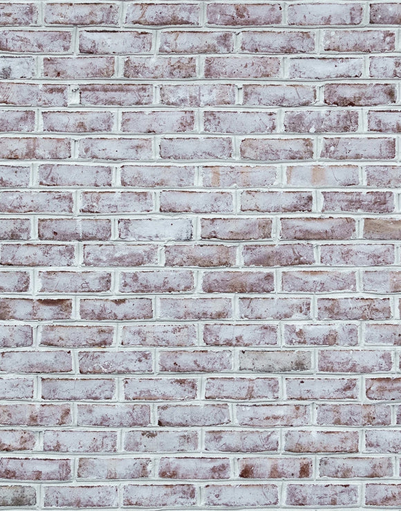 Photo Shoot Surface Grunge White Brick Wall - Backdropsource