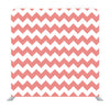 Pink And White Zig Zag Pattern Media wall