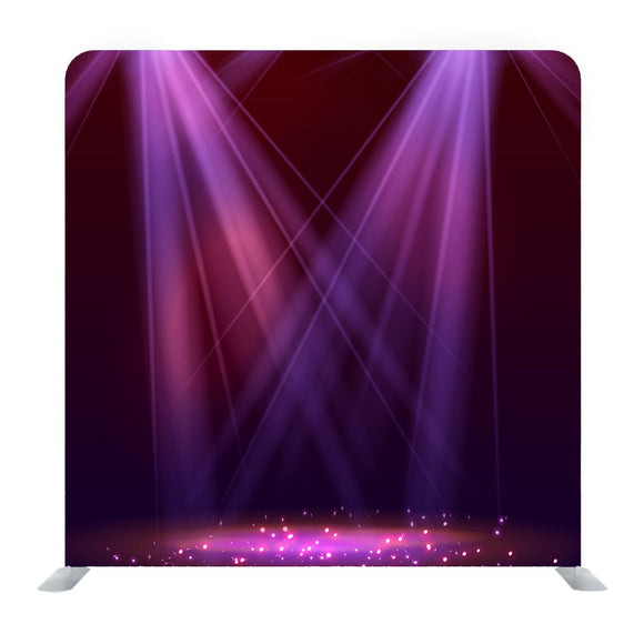 Pink Spotlight on stage with Smoke and Light Media Wall - Backdropsource