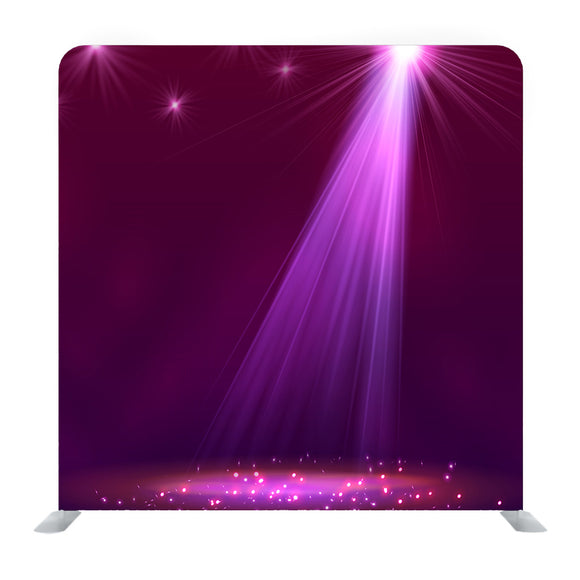 Pink Bright Spotlight On Stage With Smoke And Light Media Wall - Backdropsource