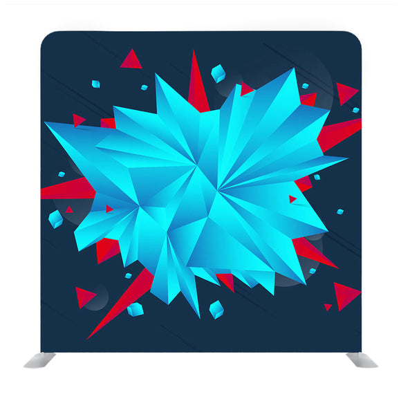 Polygen Shape Media Wall - Backdropsource